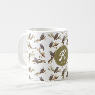 Laughing Kookaburra Australian Eucalyptus Monogram Coffee Mug