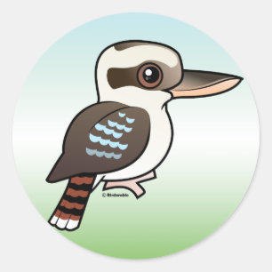 Laughing Kookaburra Classic Round Sticker