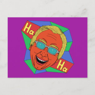 Laughing Man (Artist Self-Portrait)  Postcard