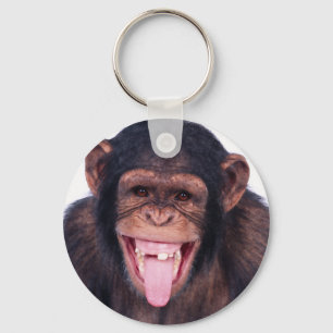 Laughing Monkey Key Ring