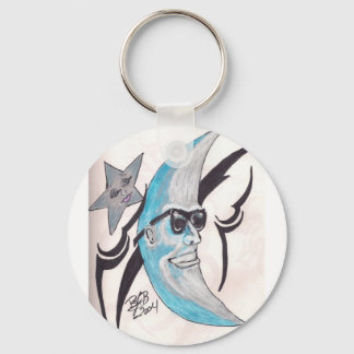 Laughing Moon Key Ring