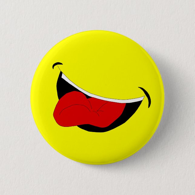 Laughing Mouth Button (Front)