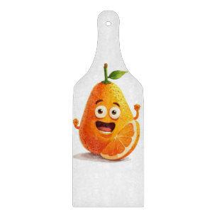 Laughing Orange Cutting Board