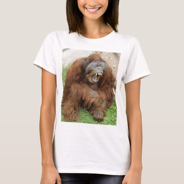 Laughing Orangutan T-Shirt (Front)