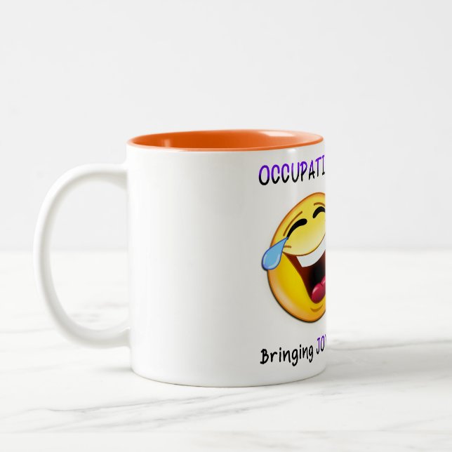 Laughing OT Two-Tone Coffee Mug (Left)