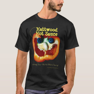 Laughing Pepper Face by Hattwood Hot Sauce T-Shirt