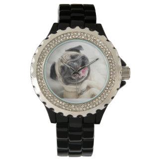 Laughing Pug Watch