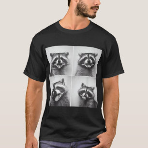 Laughing Raccoon Face Trash Raccoons Unique T-Shirt