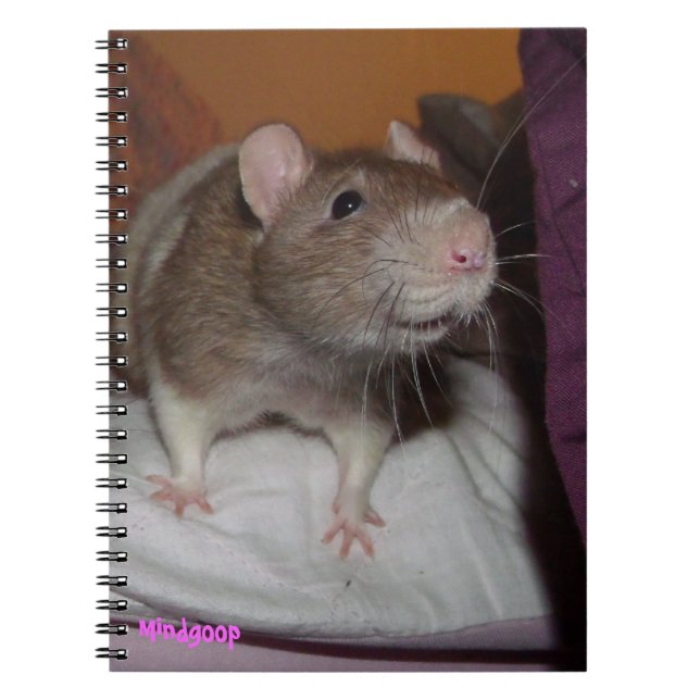 laughing rat spiral notebook (Front)