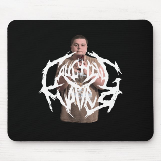 Laughing Sticker  Mouse Mat (Front)