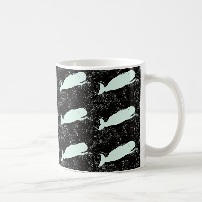 laughing white whales coffee mug (Right)