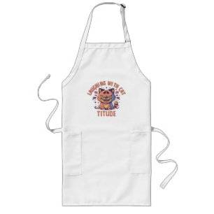 Laughing with Cat-titude Long Apron