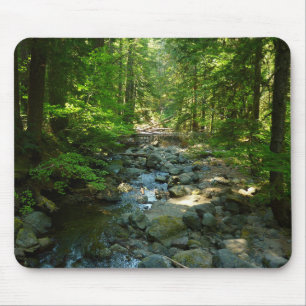 Laughingwater Creek at Mount Rainier National Park Mouse Mat