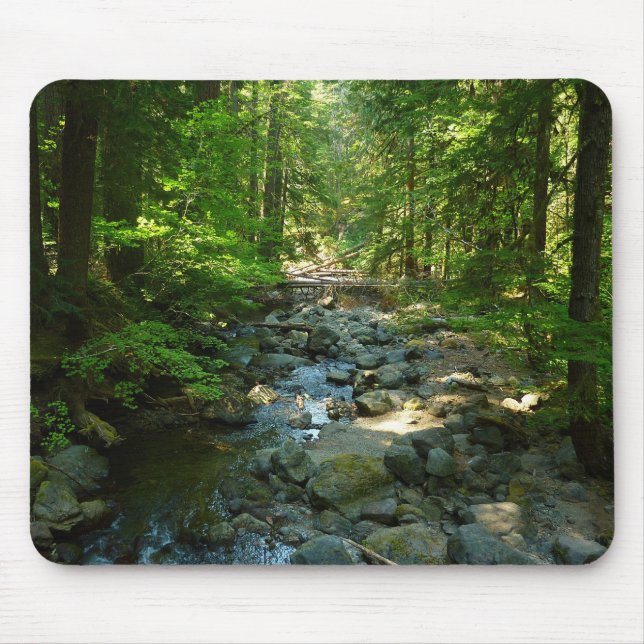 Laughingwater Creek at Mount Rainier National Park Mouse Mat (Front)
