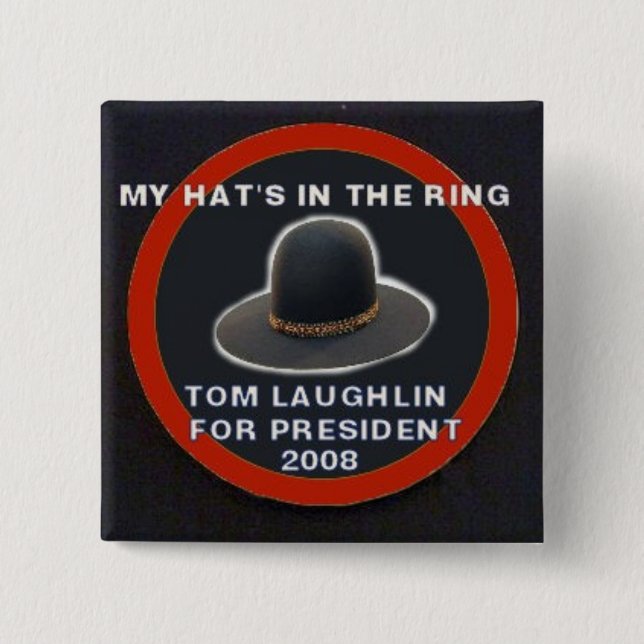 Laughlin for President Button (Front)