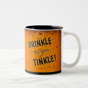 Laughs! Beer drinking humor fun mug