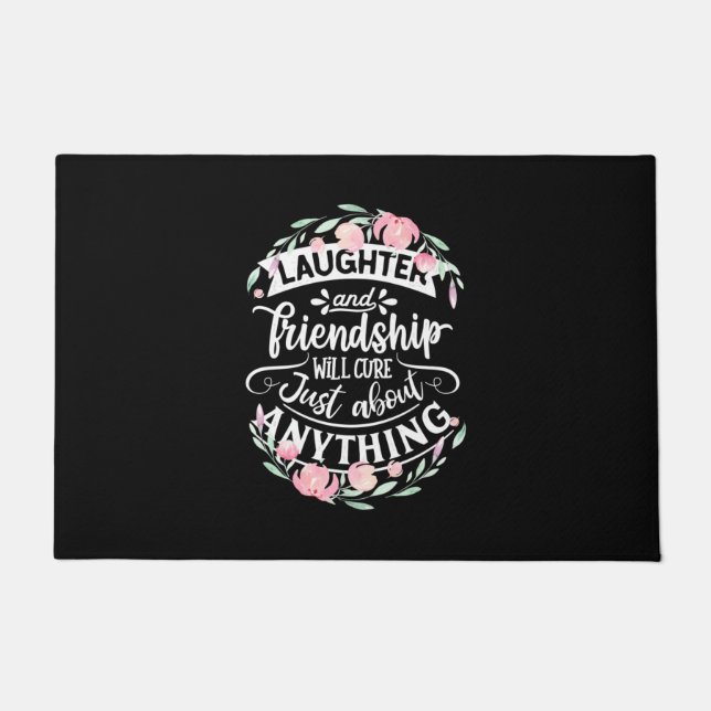 Laughter And Friendship Doormat (Front)