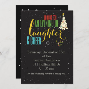 Laughter & Cheer Holiday Invite