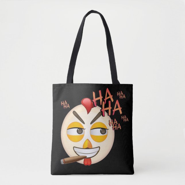 Laughter Emoji T-Shirt Tote Bag (Front)