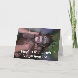 Laughter & Friendship, Gift from God Card