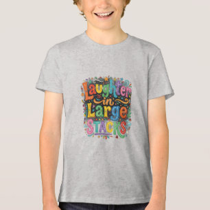 Laughter in Large Stacks – Funny Money-Inspired Tri-Blend Shirt