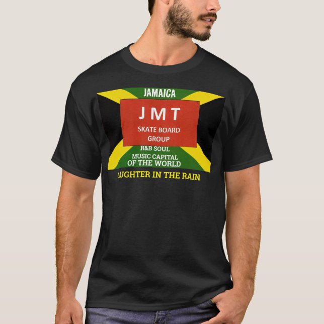 LAUGHTER IN THE RAIN  Basic Dark T-Shirt (Front)