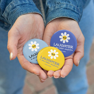 Laughter Is The Best Medicine Button