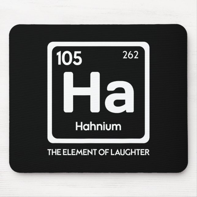 Laughter Yoga Laughing Ha The Element Pun  Mouse Mat (Front)
