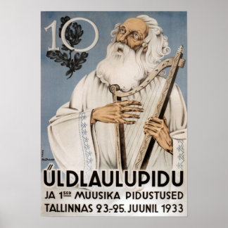 Laulupidu, Vanamuine Poster 1933