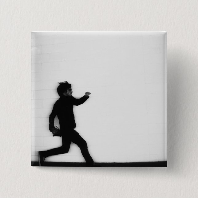 Launch 15 Cm Square Badge (Front)