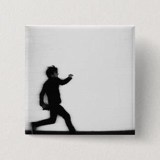 Launch 15 Cm Square Badge