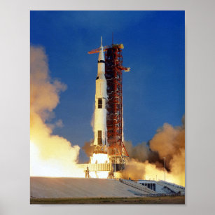 Launch of Apollo 11 Poster