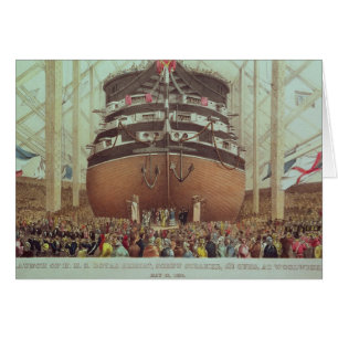 Launch of H.M.S. Royal Albert, Screw Steamer