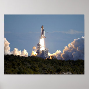 Launch of Space Shuttle Columbia (STS-107) Poster