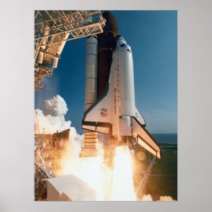 Launch of Space Shuttle Endeavour (STS-47) Poster