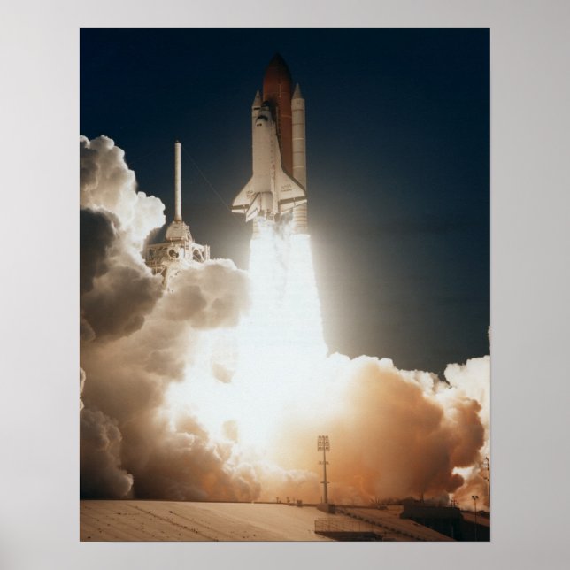 Launch of Space Shuttle Endeavour (STS-77) Poster (Front)