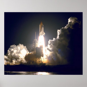 Launch of Space Shuttle Endeavour (STS-88) Poster