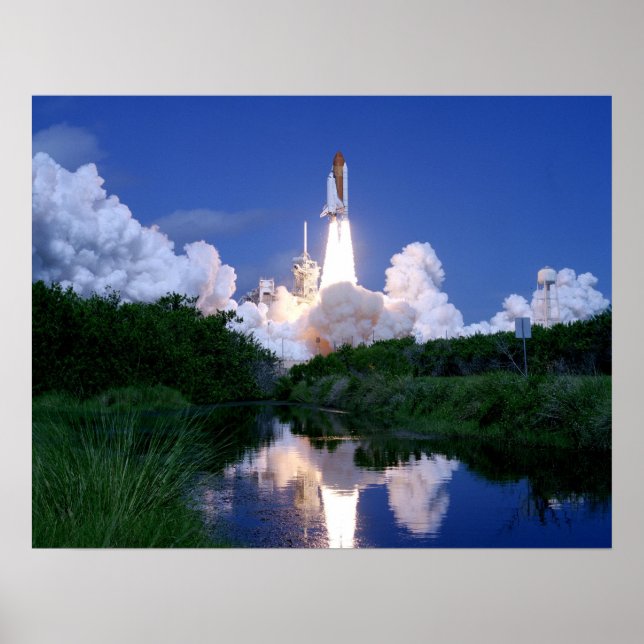 Launch of Space Shuttle Poster (Front)