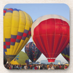 Launching hot air balloons coaster