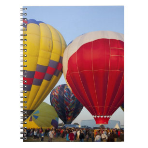 Launching hot air balloons notebook