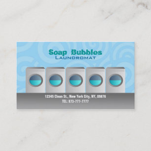 Laundromat Business Cards