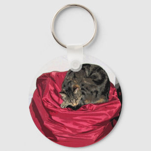 Laundry Bag Indigo CB Key Ring