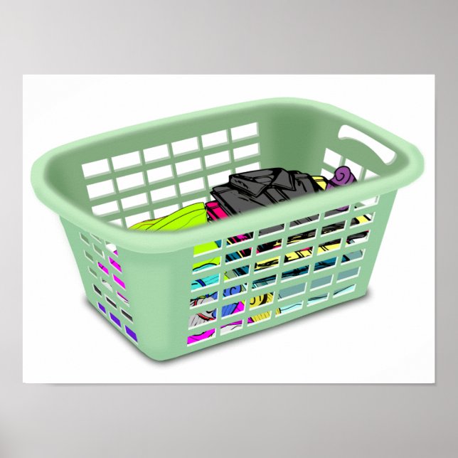 Laundry Basket Poster (Front)