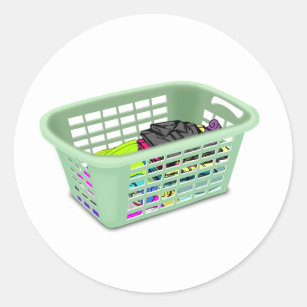Laundry Basket Stickers