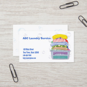 Laundry Business Card