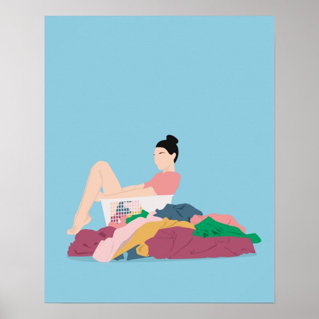 Laundry Day Art Print (Front)