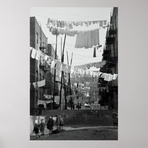 LAUNDRY DAY - BRONX 1936 POSTER