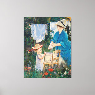 Laundry Day ,Famous Painting Canvas Print