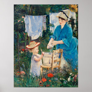 Laundry Day ,Famous Painting Poster