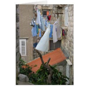 Laundry day in Dubrovnik